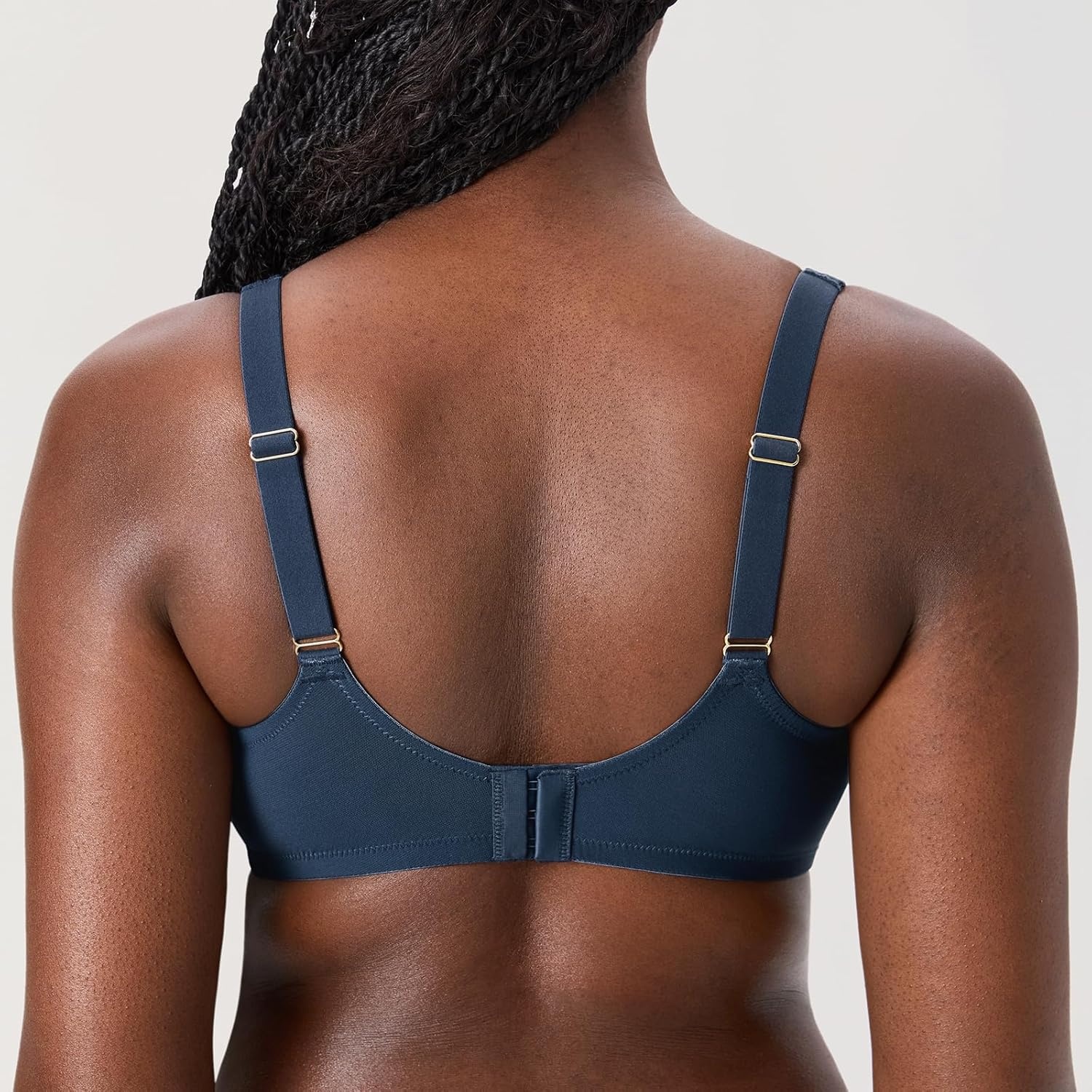 image:imageDELIMIRA Womens Cosnufy Sheer Balconette Bra Full Coverage See Through Plus Size Unlined Underwire BrasSargasso