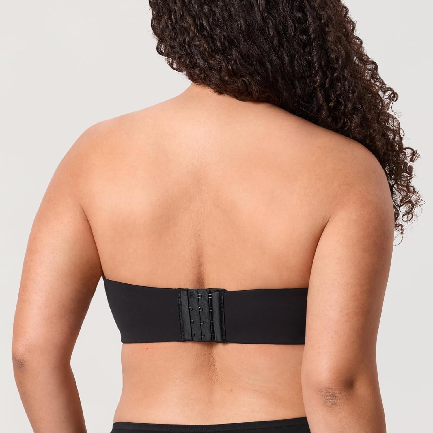image:imageDELIMIRA Womens Inbarely Lift Strapless Bra Plus Size Full Coverage Unlined Underwire Seamless BrasBlack