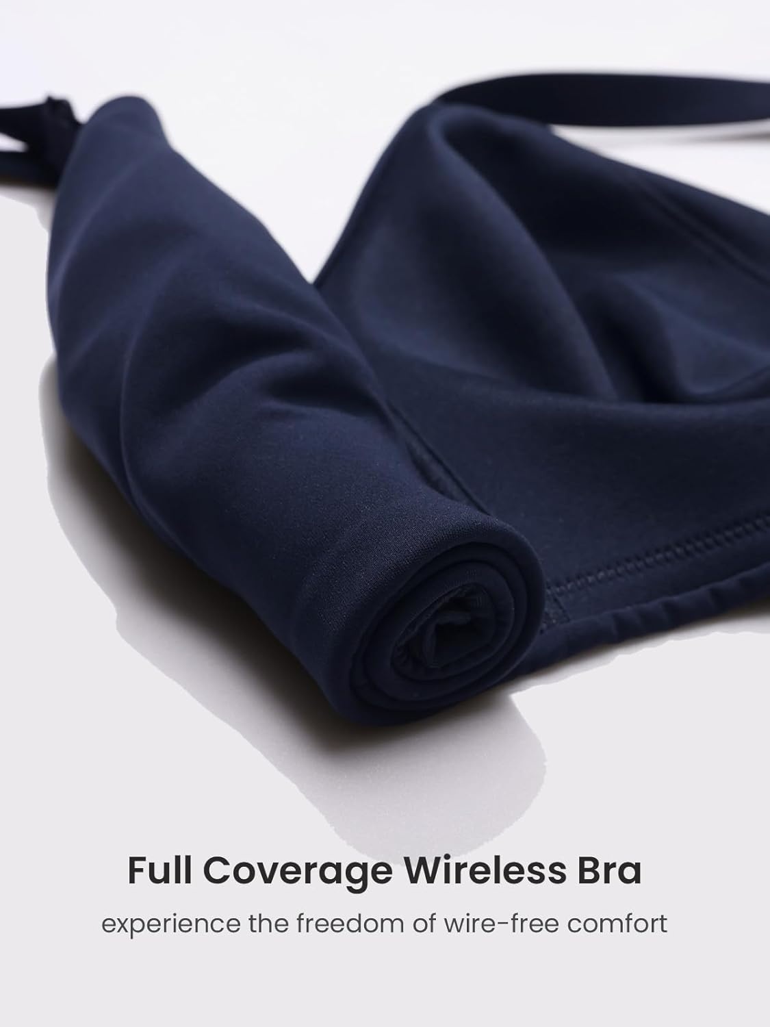 image:imageDELIMIRA Womens Inbarely Lift Wireless Bras No Padding Full Coverage Plus Size Seamless Everyday Tshirt BraDeep Ocean Blue