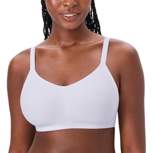 image:imageDELIMIRA Womens Inbarely Lift Wireless Bras No Padding Full Coverage Plus Size Seamless Everyday Tshirt BraWhite