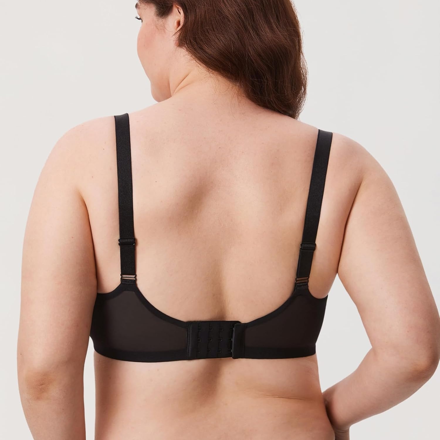 image:imageDELIMIRA Womens Balconette Lace Bra Plus Size Sexy See Through Unlined Underwire BrasBlack