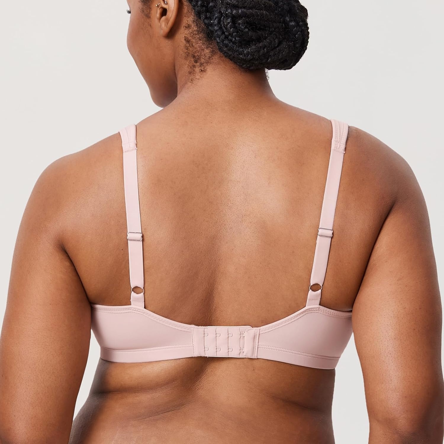 image:imageDELIMIRA Womens Minimizer Bra Plus Size Underwire Smooth Full Coverage Seamless BrasGentle Rose