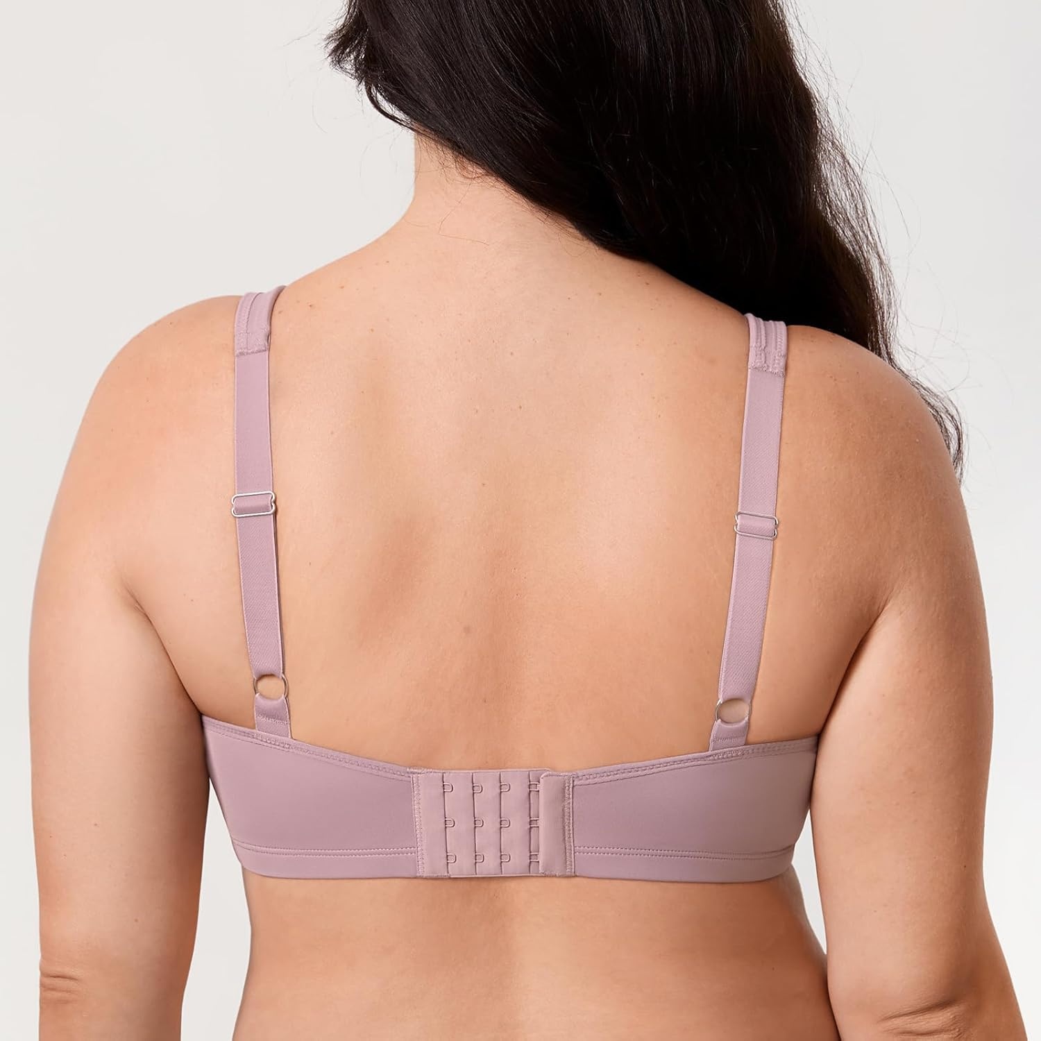 image:imageDELIMIRA Womens Minimizer Bra Plus Size Underwire Smooth Full Coverage Seamless BrasMauve Shadows