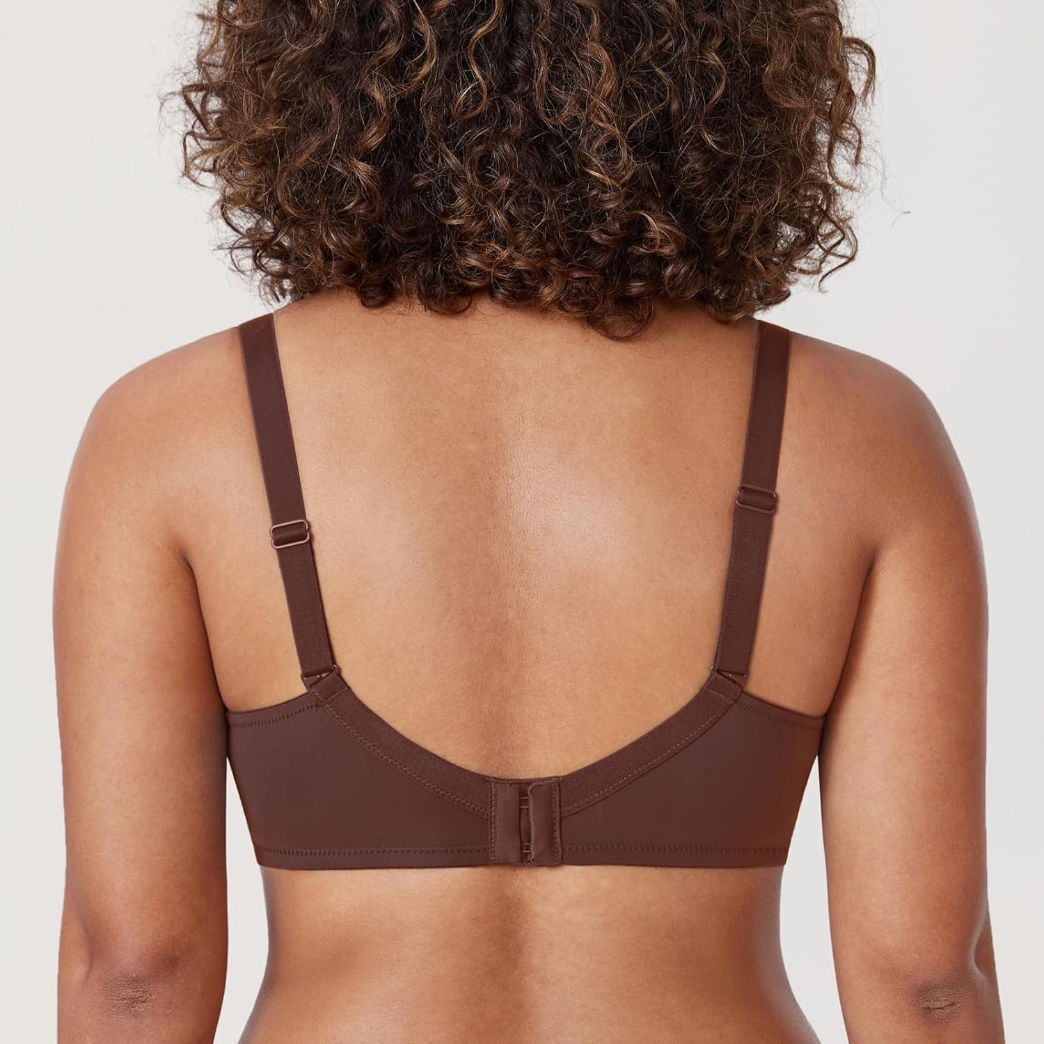 image:imageDELIMIRA Womens Plus Size Full Coverage Lace Underwire Unlined Bra Up to JTaupe