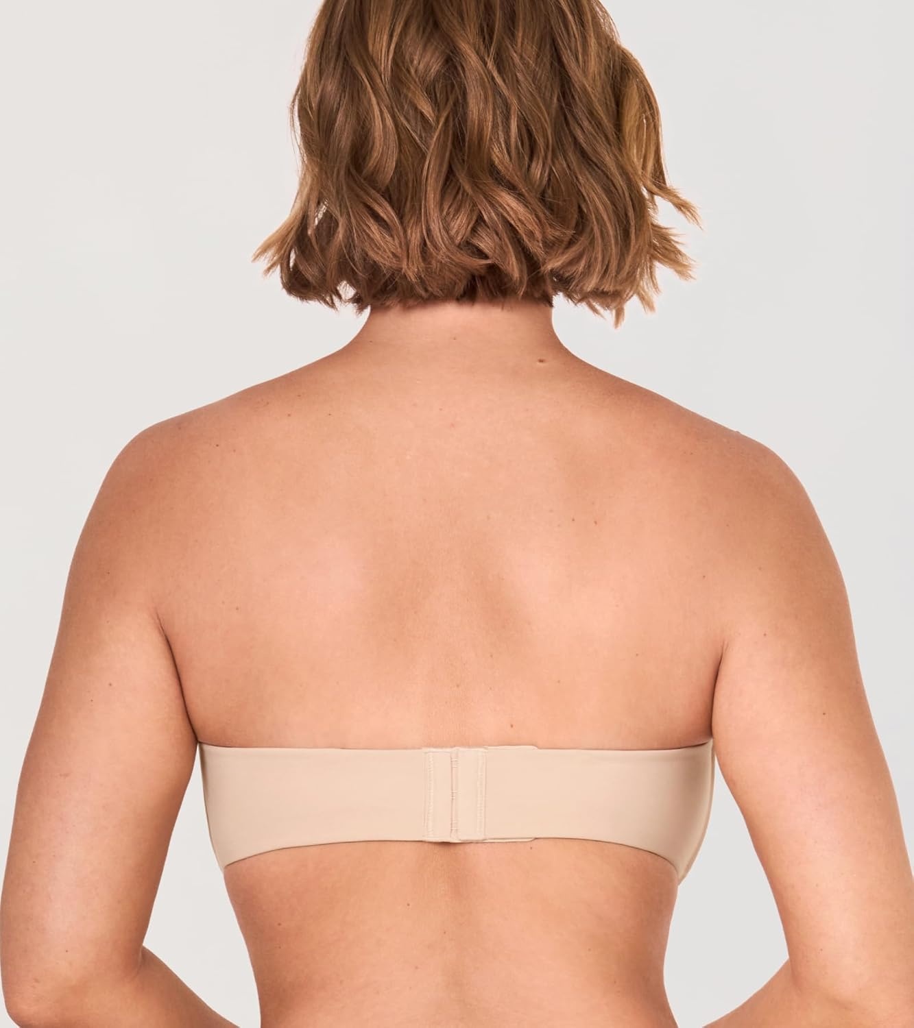 image:imageDELIMIRA Womens Strapless Bra Minimizer Seamless Underwire Unlined Bandeau for Big BustBeige