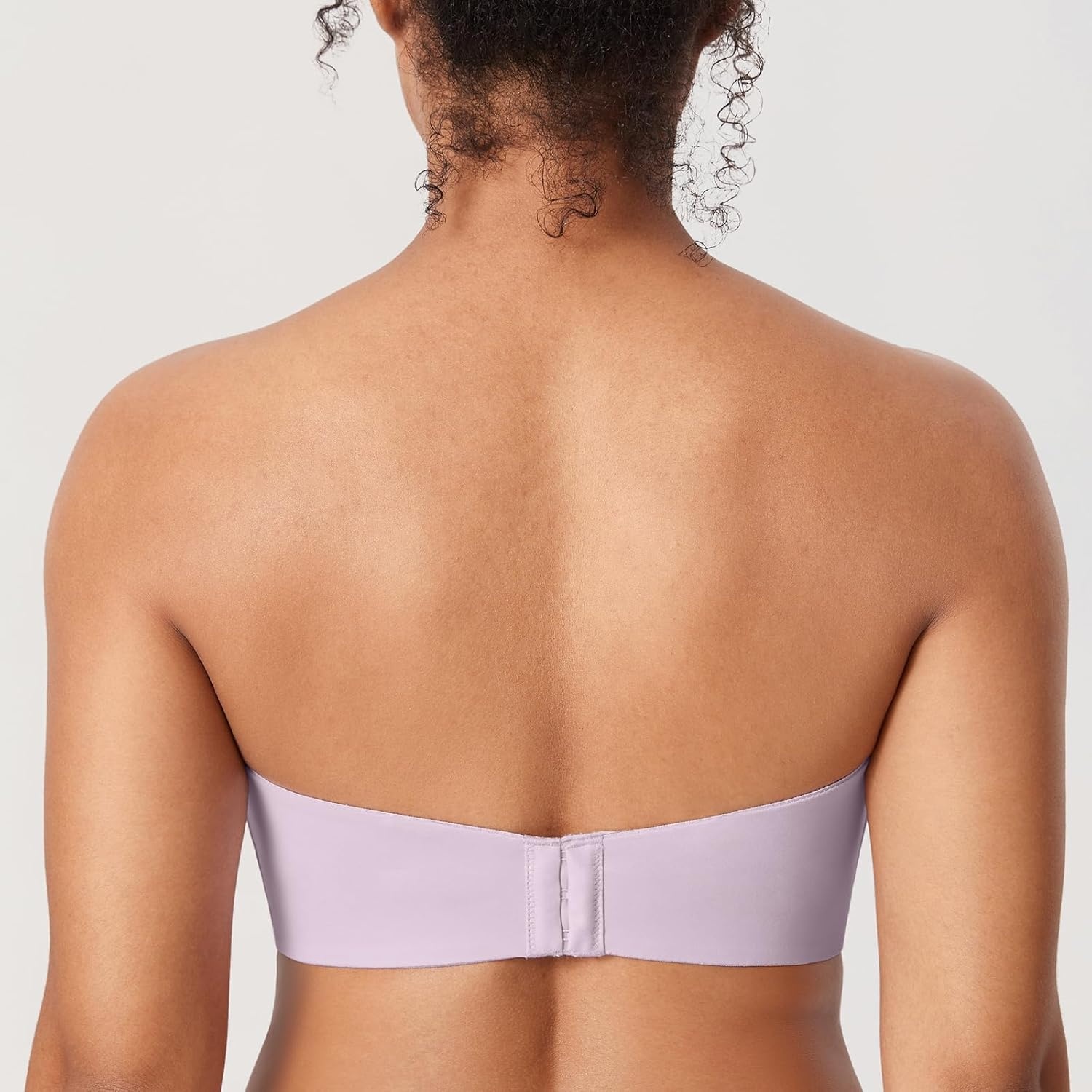 image:imageDELIMIRA Womens Strapless Bra Unlined Underwire Minimizer Plus Size SupportOrchid Hush