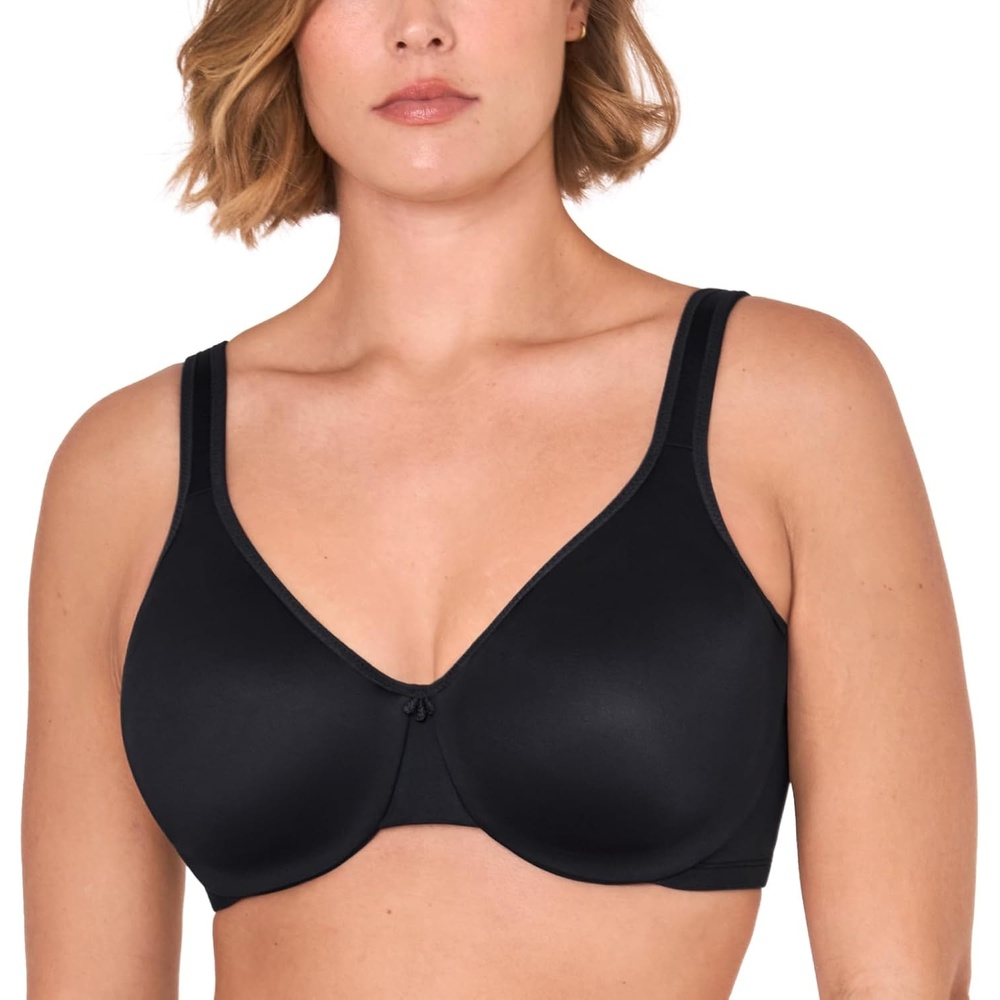 image:imageDELIMIRA Womens Minimizer Bra Plus Size Underwire Smooth Full Coverage Seamless BrasBlack