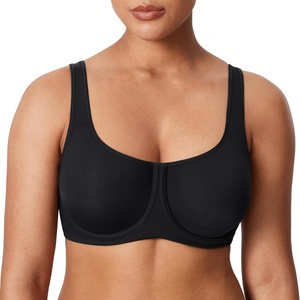 image:imageDELIMIRA Womens Confishape Full Coverage Bra Plus Size T Shirt Supportive Underwire Unlined Comfortable BrasBlack  Unlined