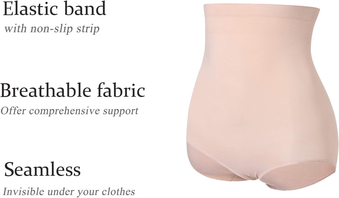 image:imageDELIMIRA Womens Tummy Control Shapewear Panties Plus Size High Waist PantyBeige