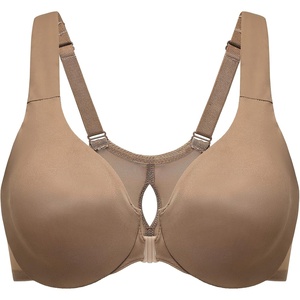 image:imageDELIMIRA Womens Front Closure Racerback Bras Plus Size Underwire Unlined Full Coverage Plunge BrasAmphora