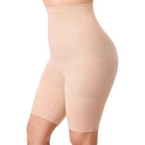 image:imageDELIMIRA Womens Shapewear Shorts Tummy Control Plus Size High Waisted Panties High Compression Thigh SlimmerBeige