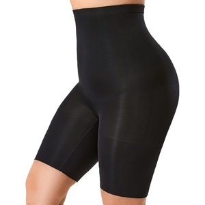 image:imageDELIMIRA Womens Shapewear Shorts Tummy Control Plus Size High Waisted Panties High Compression Thigh SlimmerBlack