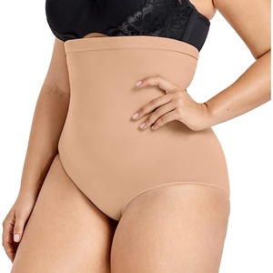 image:imageDELIMIRA Womens Tummy Control Shapewear Panties Plus Size High Waist PantyNatural