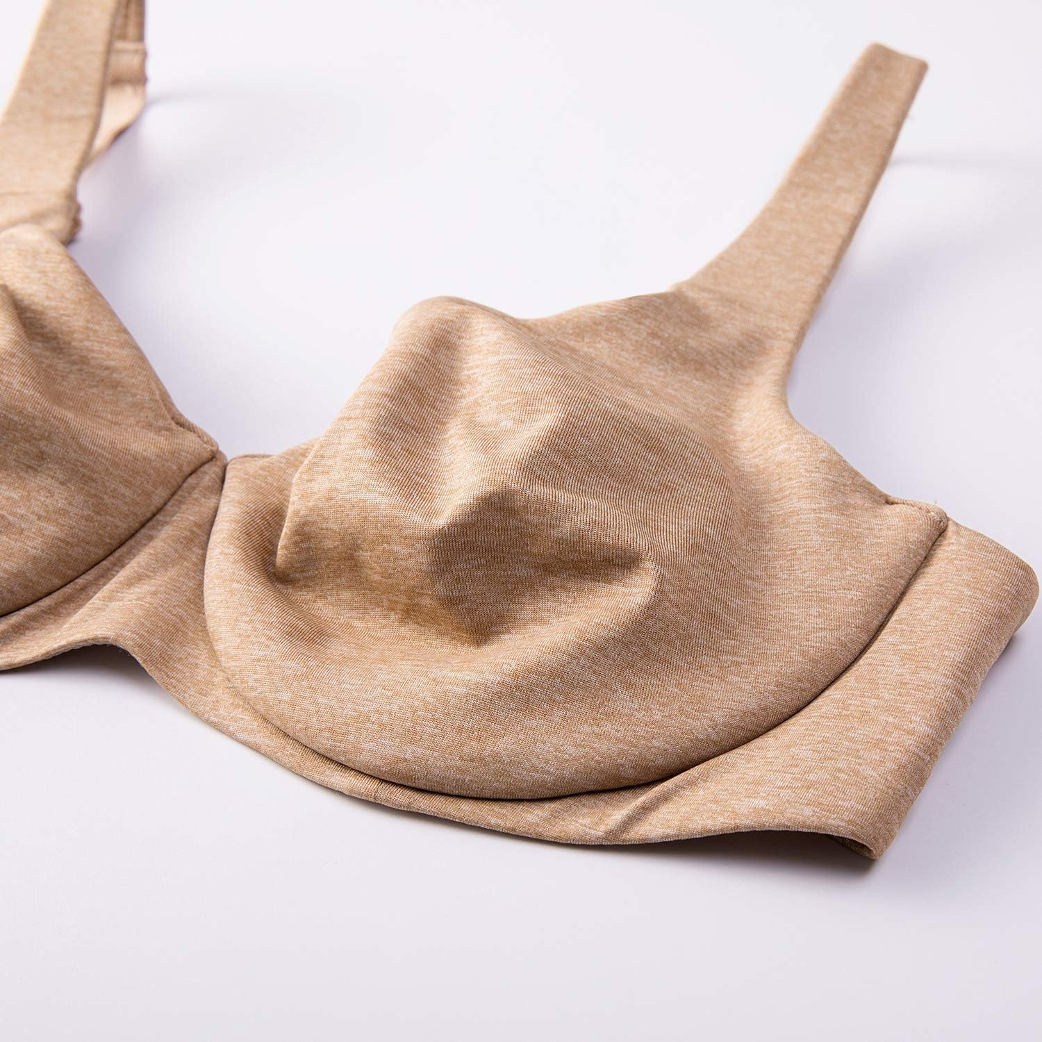 image:imageDELIMIRA Minimizer Bras for Women Full Coverage Plus Size Underwire Unlined Supportive Seamless BraChanterelle