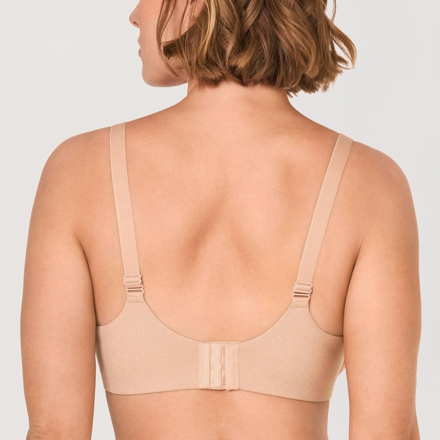 image:imageDELIMIRA Minimizer Bras for Women Full Coverage Plus Size Underwire Unlined Supportive Seamless BraOatmeal Heather