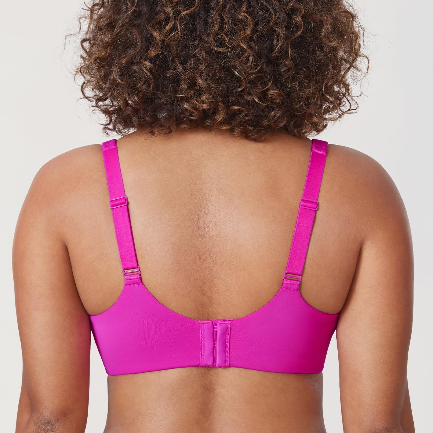 image:imageDELIMIRA Minimizer Bras for Women Full Coverage Plus Size Underwire Unlined Supportive Seamless BraRose Purple