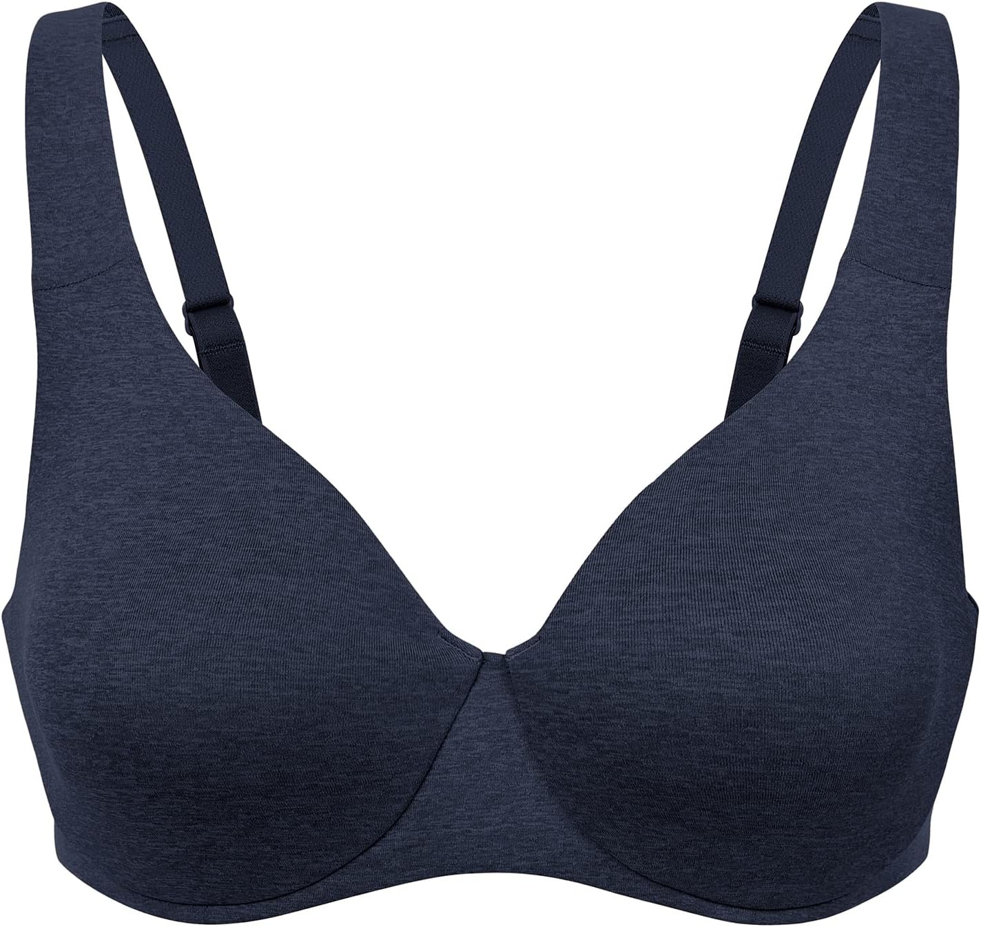 image:imageDELIMIRA Minimizer Bras for Women Full Coverage Plus Size Underwire Unlined Supportive Seamless BraSapphire Heather