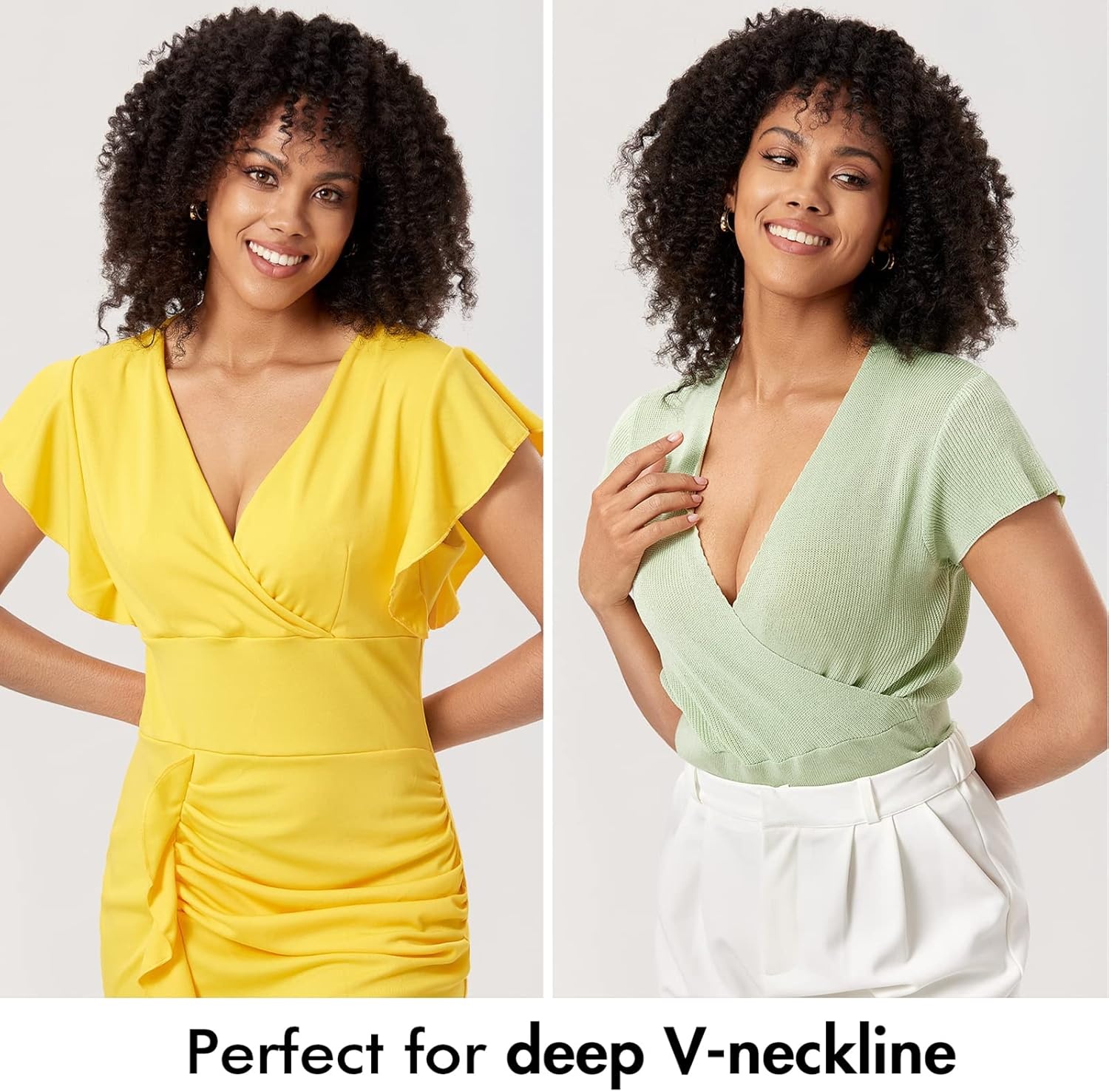 image:imageDELIMIRA Womens Strapless Bra Plunge Push Up for Big Busted Seamless Slightly Lined Support Lift Plus Size InvisibleBlack