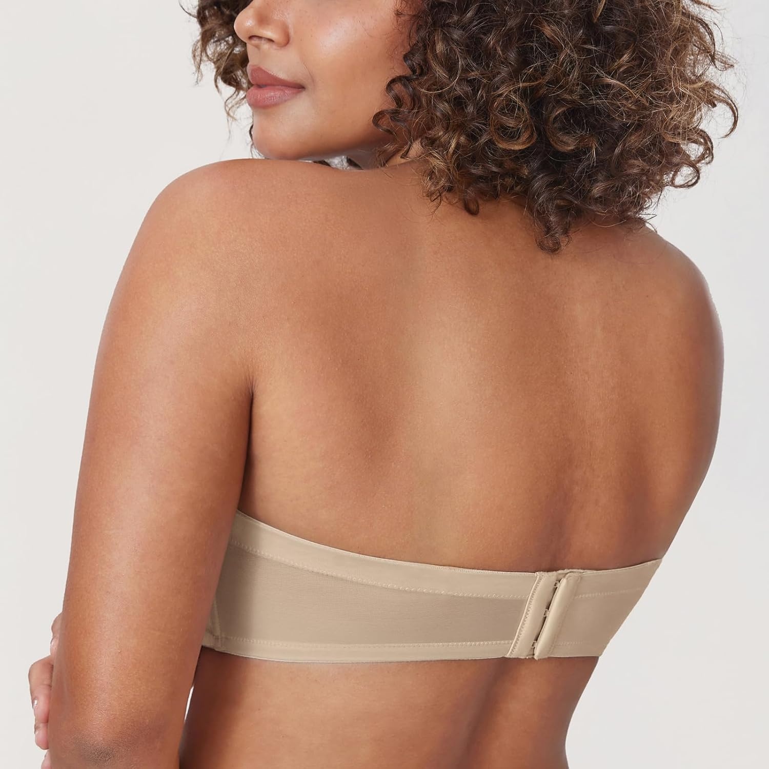 image:imageDELIMIRA Womens Strapless Bra Plus Size Underwire Convertible Non PaddedBuilding Grey