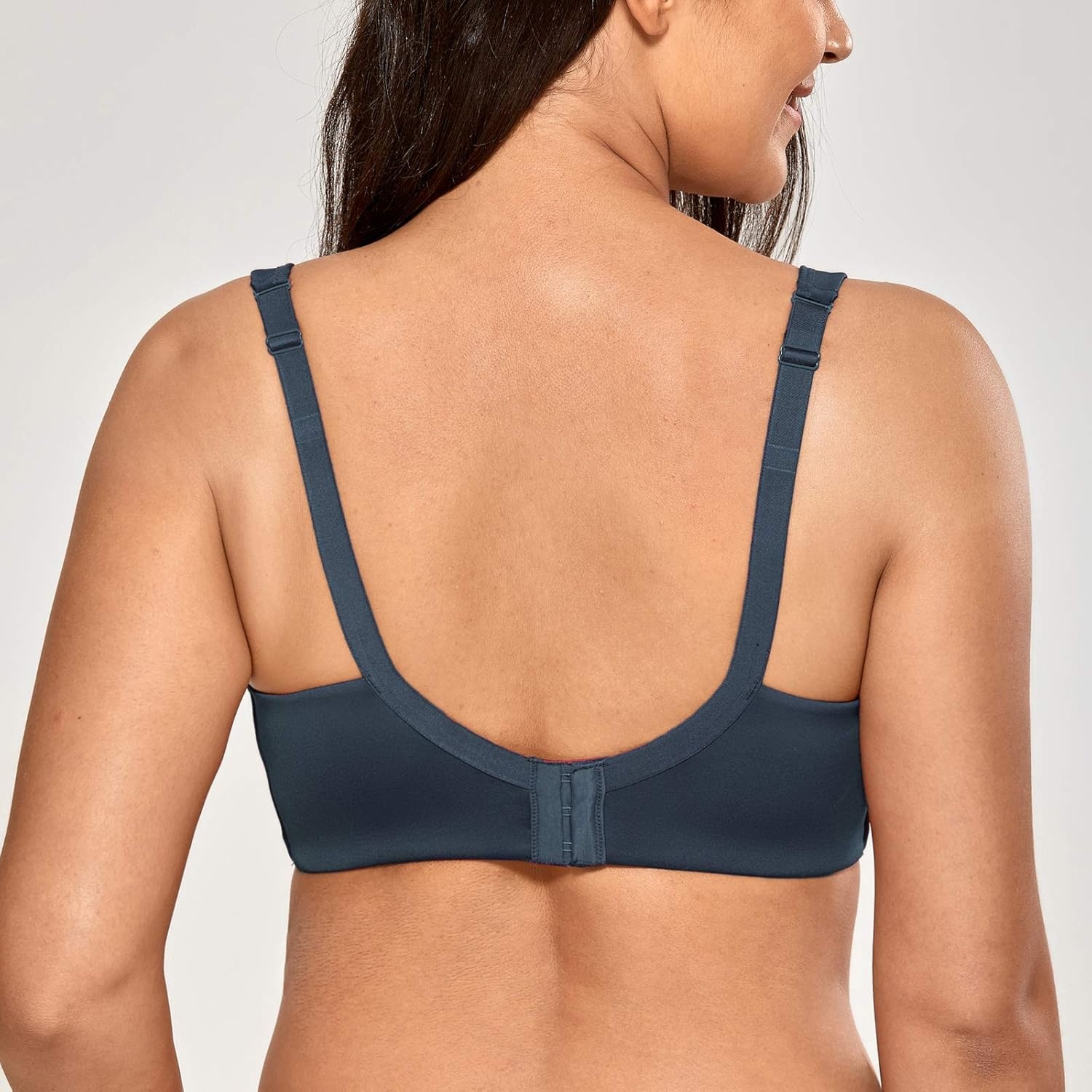 image:imageDELIMIRA Womens Balconette Bra Full Coverage Plus Size Tshirt Underwire Back Smoothing Seamless BrasSargasso